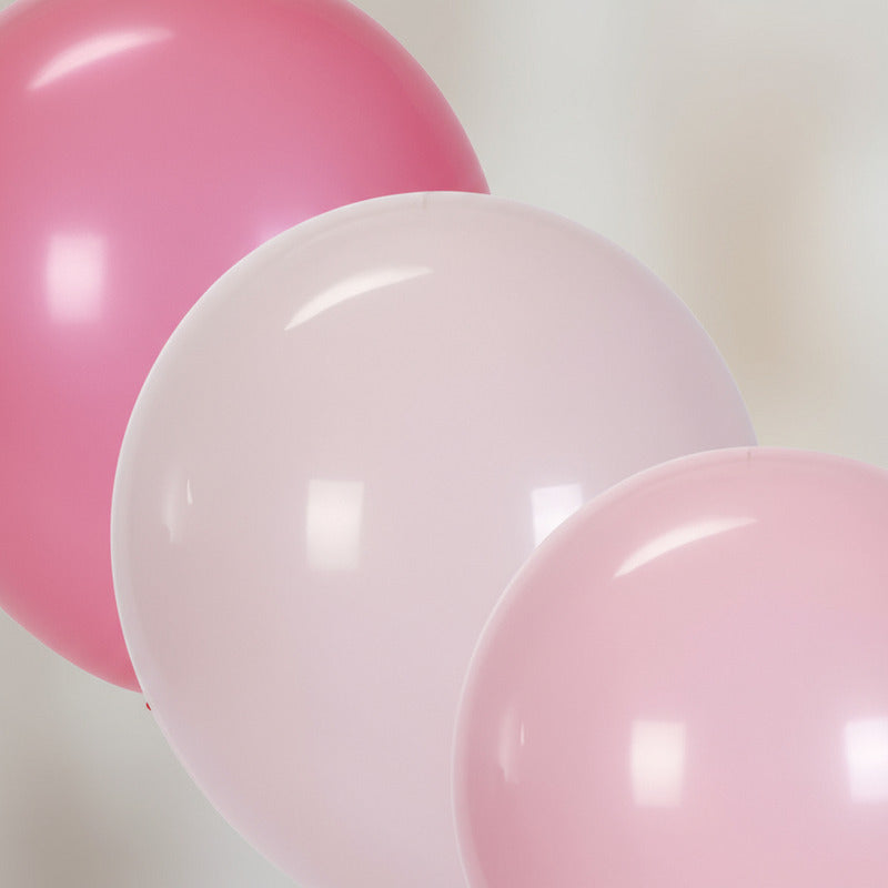 Globos Surtidos De 30cm Tonos Rosas 30 Piezas Surtido Rosas