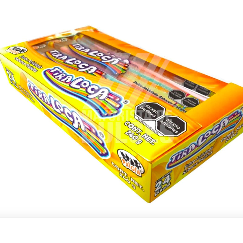 Gomita Tira Loca Las Delicias 6 Paquetes Con 24 Piezas