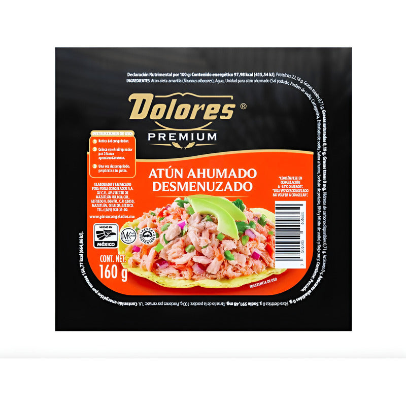 Atún Dolores Ahumado Desmenuzado 4 Paq De 160gr