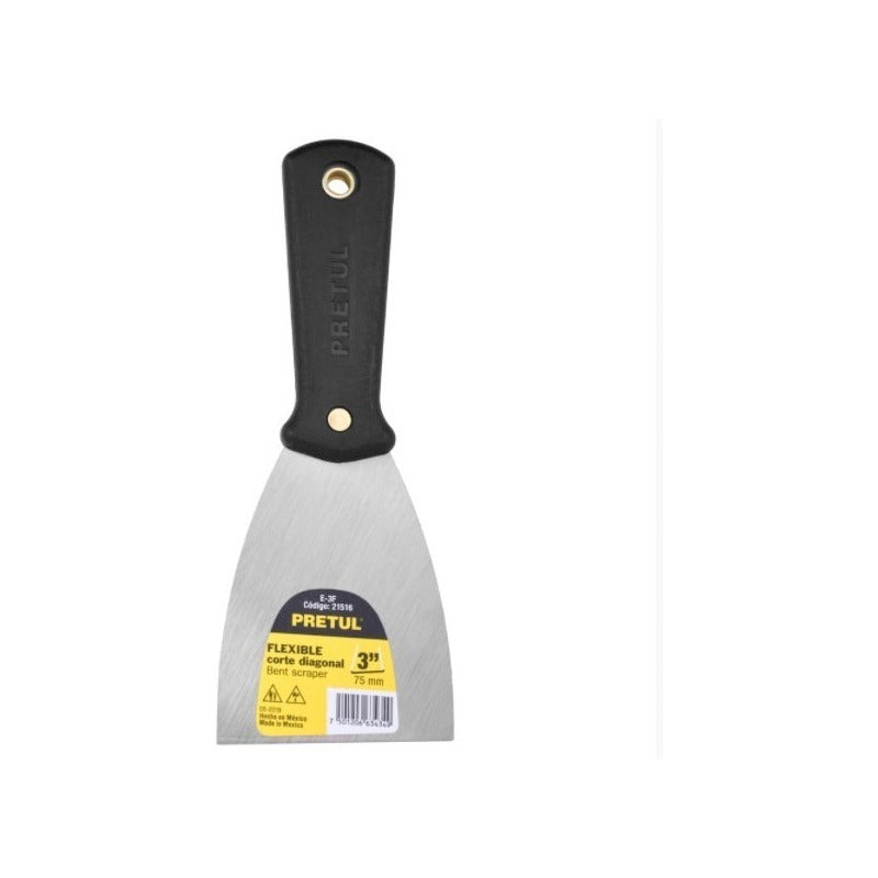 Espátula Flexible 3 Pulgadas  Pretul 3 Pz