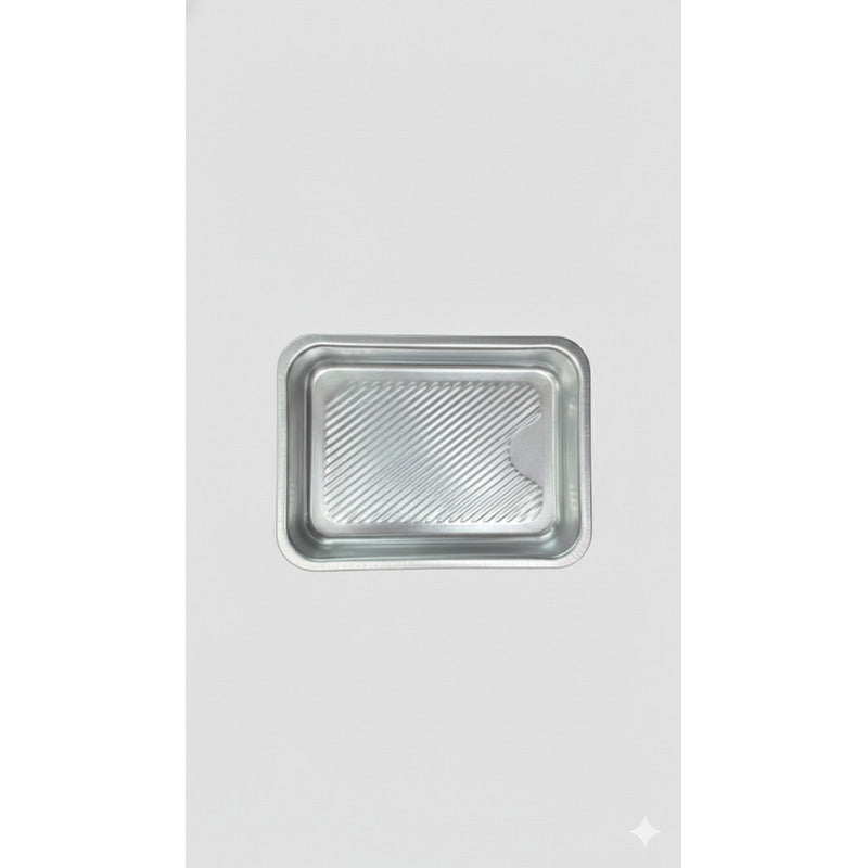 Molde Rectangular Mediano30.5 X 44 Cms Odisea Plateado