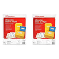 50 Etiquetas Autoadheribles Laser Inkjet 21.6 X 27.9cm Carta Blanco