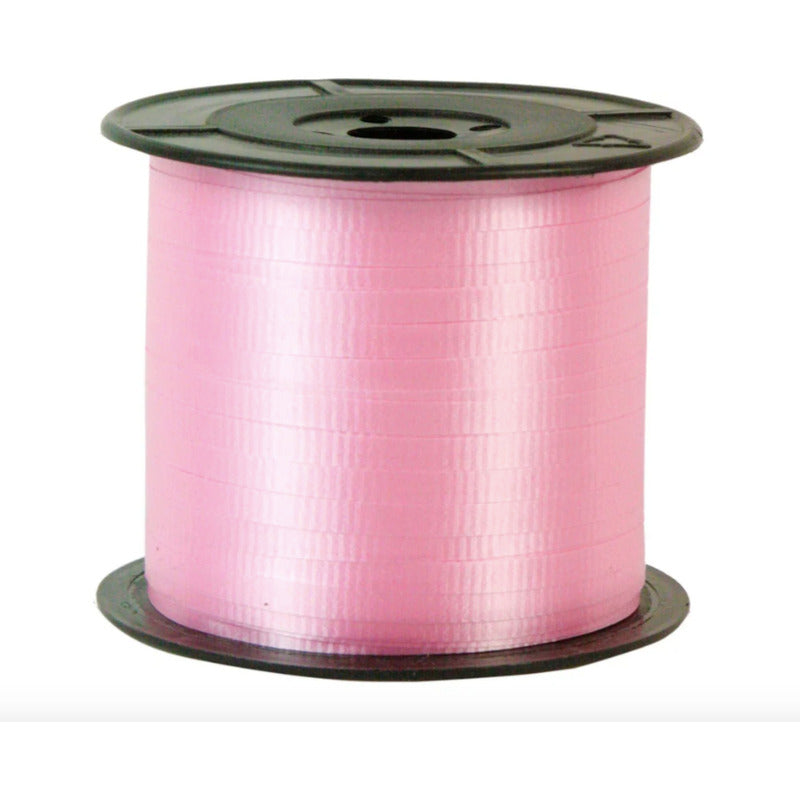 Listón Curling Color Rosa Mexicano 6 Carretes De 5mm X 91m Rosa Mexicano Curling