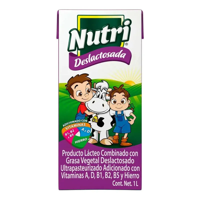 12 Pack Nutrileche 1 Litro C/u Leche Deslactosada