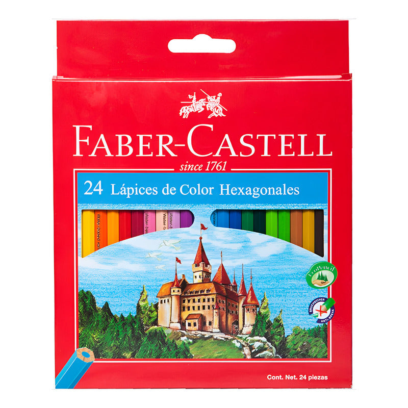 Lapiz Color Fc 120124 Ecolapiz Hexagonal Con 24 Piezas Colores