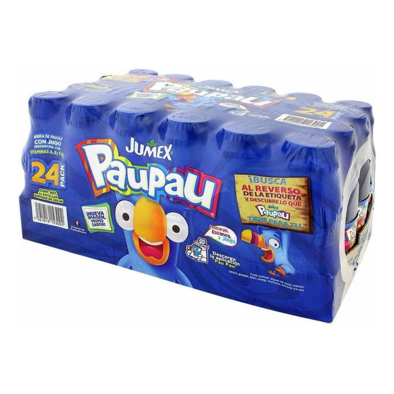 Pau Pau Bebida De Frutas 24pzas (2pzas)