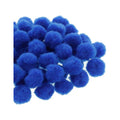 Mercería Pom Poms De 19mm Color Azul Rey 2 Paq De 100pz
