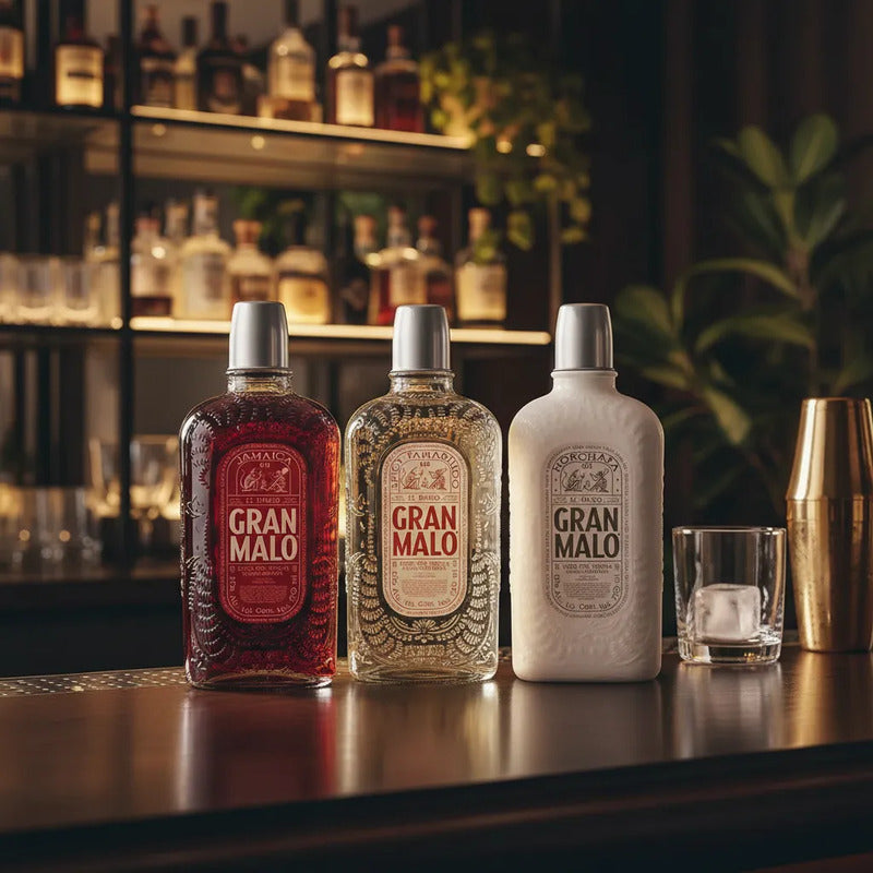 Licor De Tequila Gran Malo Tamarindo+horchata+jamaica 750ml