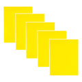 Placa De Fomi Color Amarillo 20 Piezas De 21x27cmx2mm