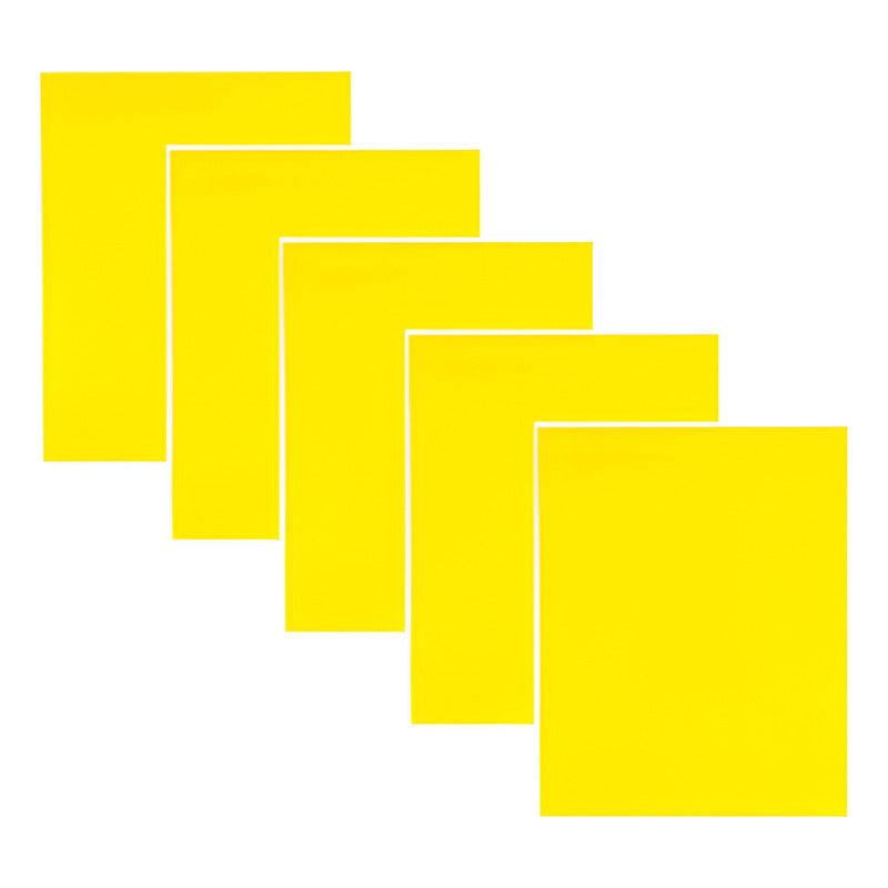 Placa De Fomi Color Amarillo 20 Piezas De 21x27cmx2mm