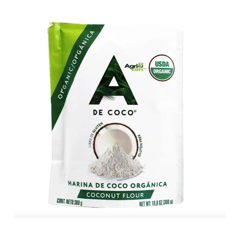 Harina De Coco Orgánica A De Coco 1 Pieza De 300gr