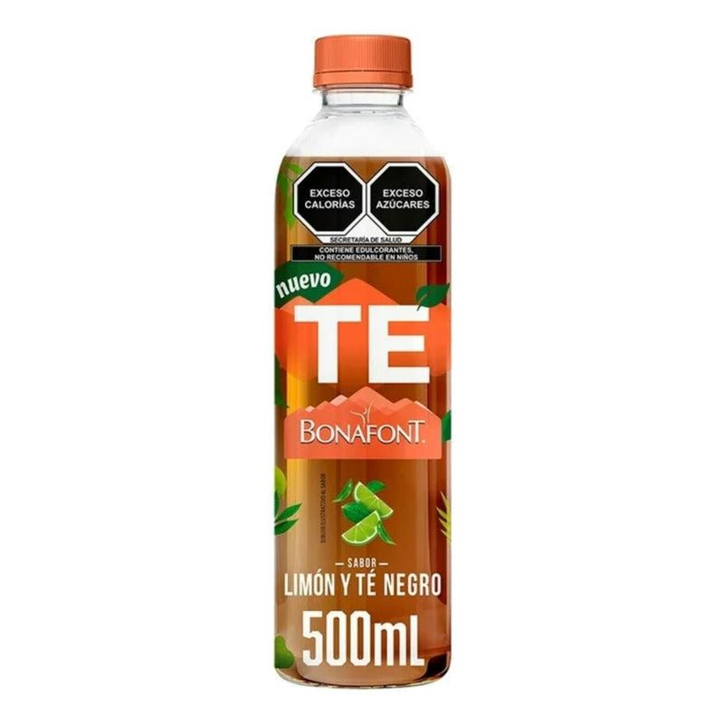 Té Negro Bonafont Sabor Limón 500 Ml (12 Piezas)