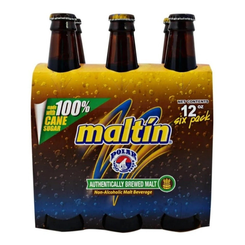 Bebida De Malta Maltín Polar Sin Alcohol 6 Botellas
