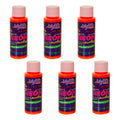 Pintura Acrílica Naranja Neón 6 Piezas De 59ml Naranja Neón