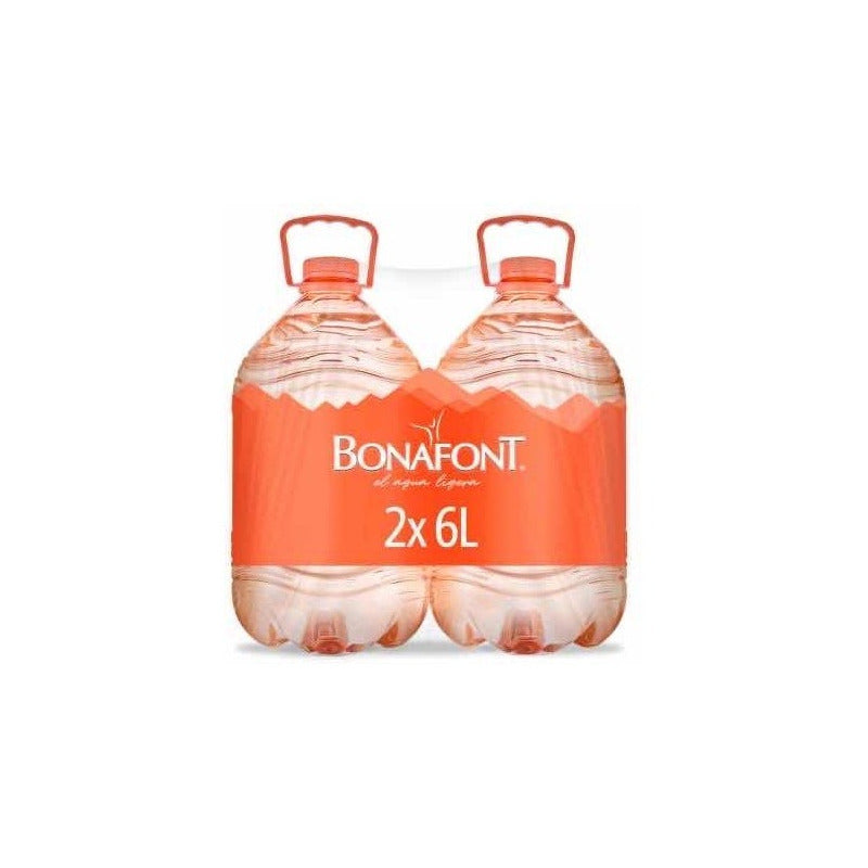 Agua Bonafont 2pzas 6l