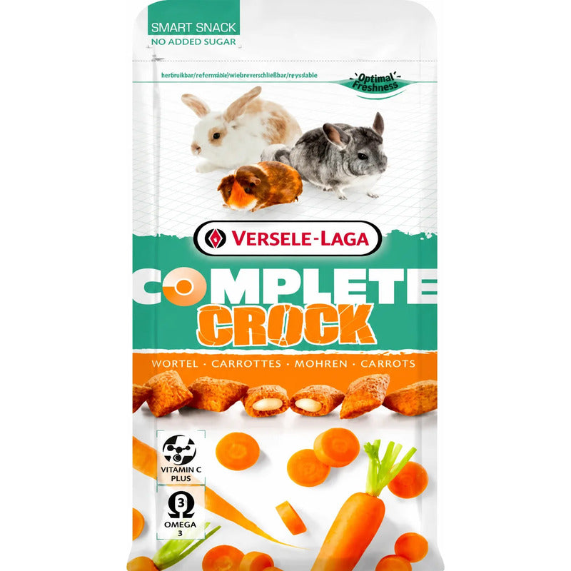 Crock Premios De Zanahoria Para Pequeños Mamíferos, 50 G.