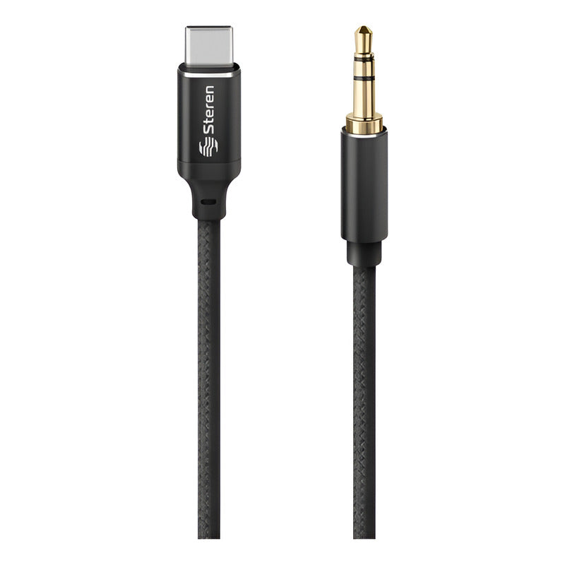 Cable Usb C A Plug 3,5 Mm De 1,2 M Negro