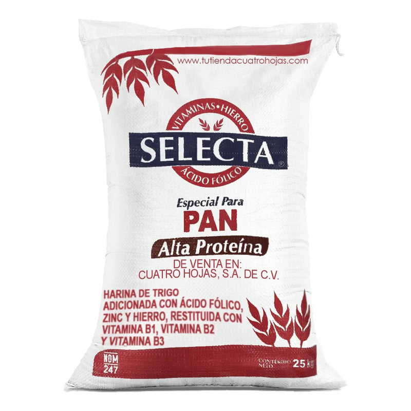 Harina De Trigo Selecta Alta Proteína 25 Kg