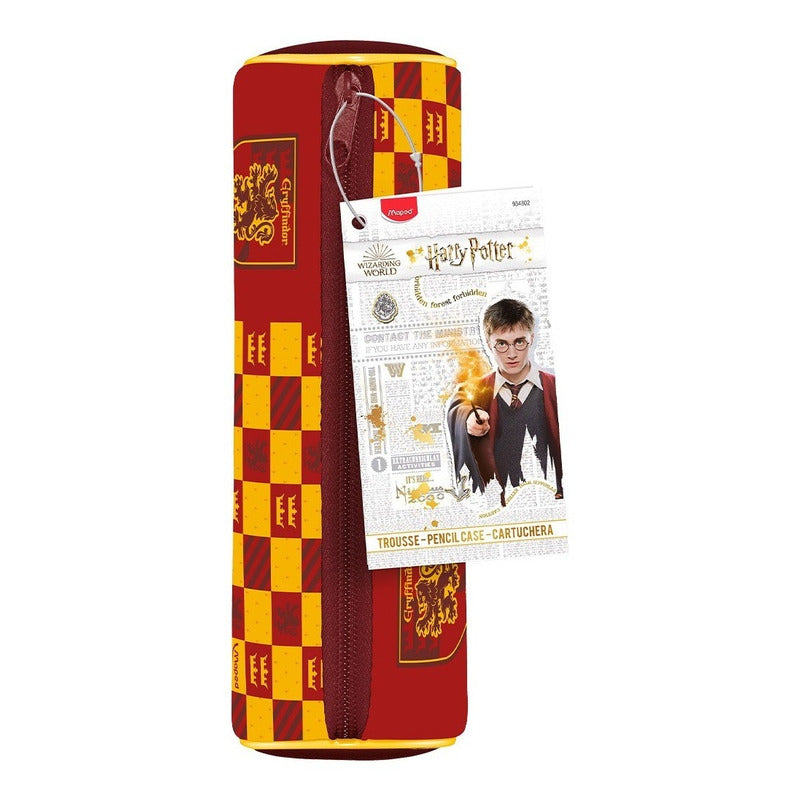 Lapicera De Neopreno Maped Harry Potter, Estuche Escolar Color Marrón