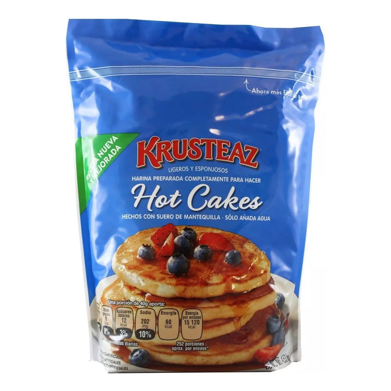 Krusteaz Harina Para Hot Cakes 2paquetes De 4.53kg