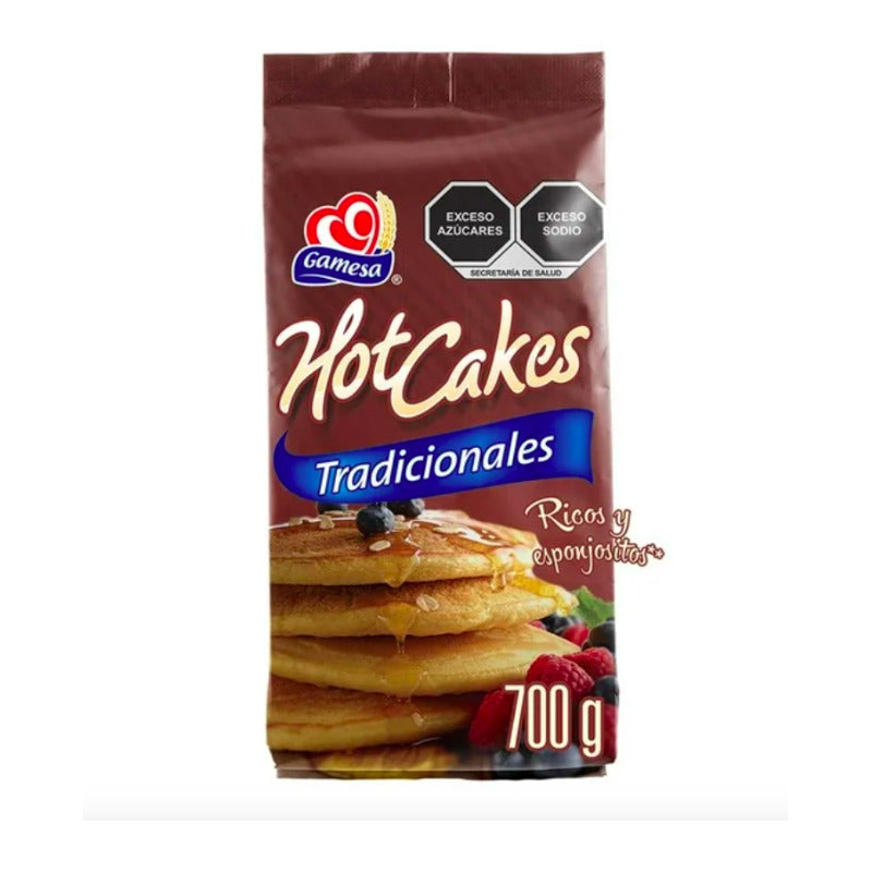 Harina Para Hot Cakes Gamesa Tradicional 2 Piezas De 700gr