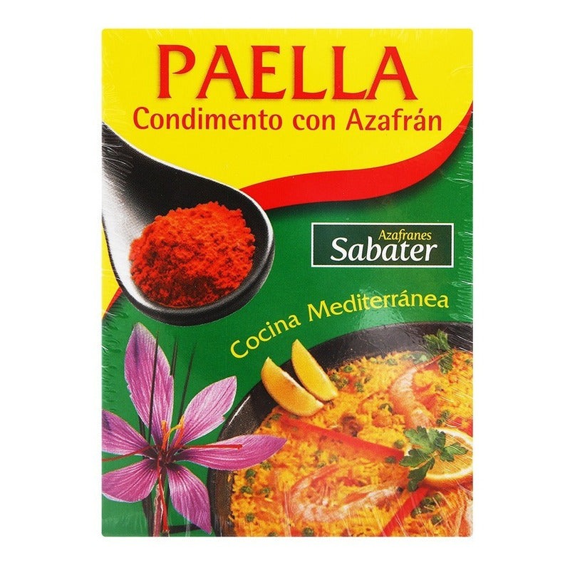 Condimento Paellero Sabater 12g (3piezas) Condimento