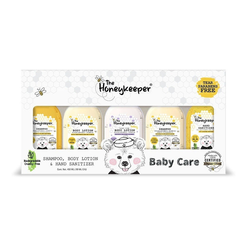 Estuche Bebe Perfumeria 5 Pack Honey Keeper 450 Ml