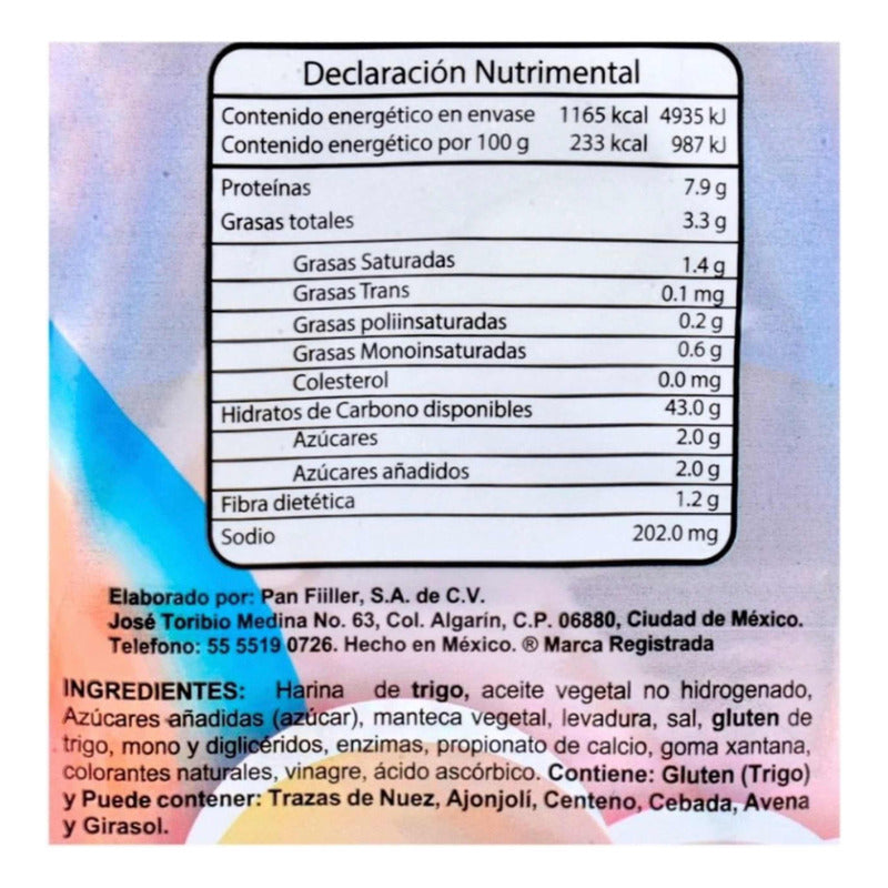 Pan Unicornio Filler 500g