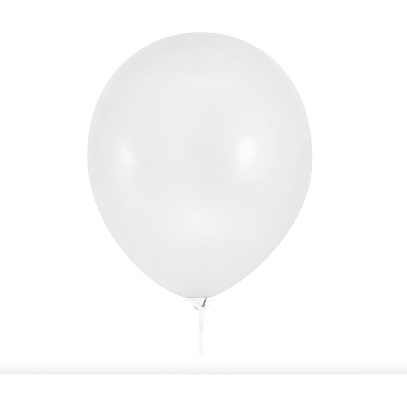 Globos Aperlados Color Blanco De 13cm Paquete De 120pz Blanco
