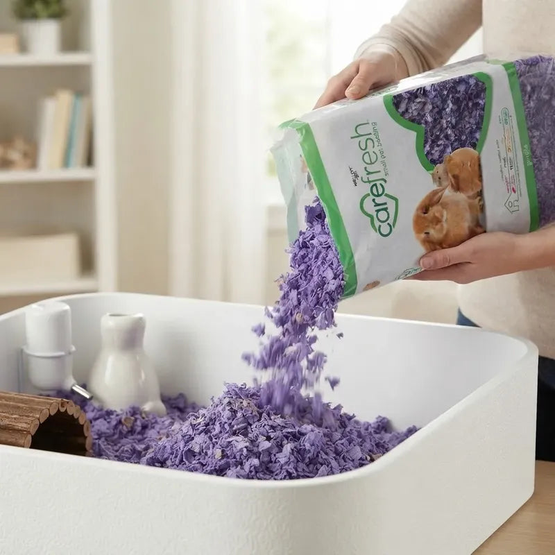 Sustrato De Papel Desmenuzado Morado Pequeños Mamíferos 10 L Violeta Oscuro