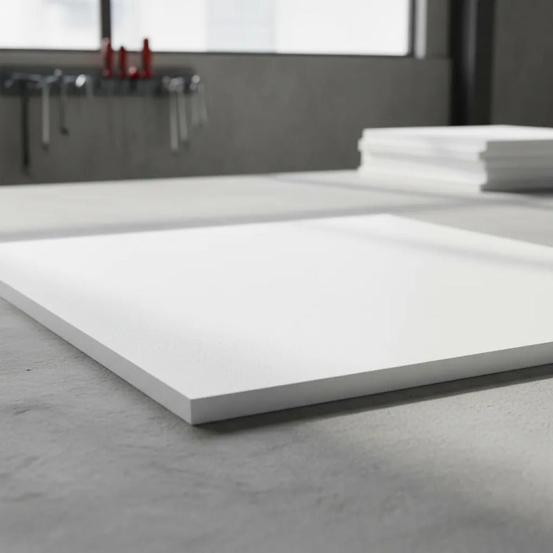 Hoja De Poliestireno Blanco 60 Puntos 76x120 Cm