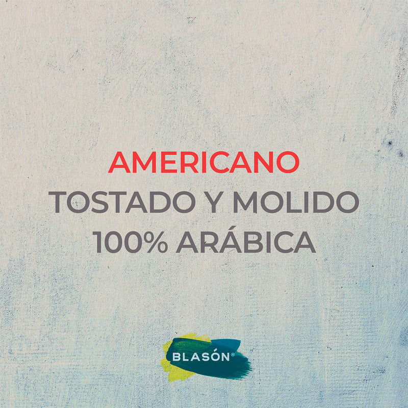 Café Gourmet Tostado Y Molido Americano Blasón 1 Kg