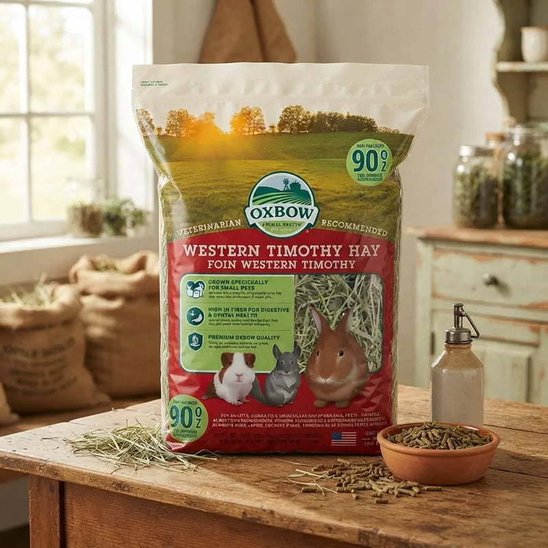 Oxbow Heno Timothy Para Pequeños Mascotas, 2.5 Kg