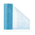 Encaje Con Diamantina Color Turquesa 3 Carretes De 15cm X 5m Turquesa