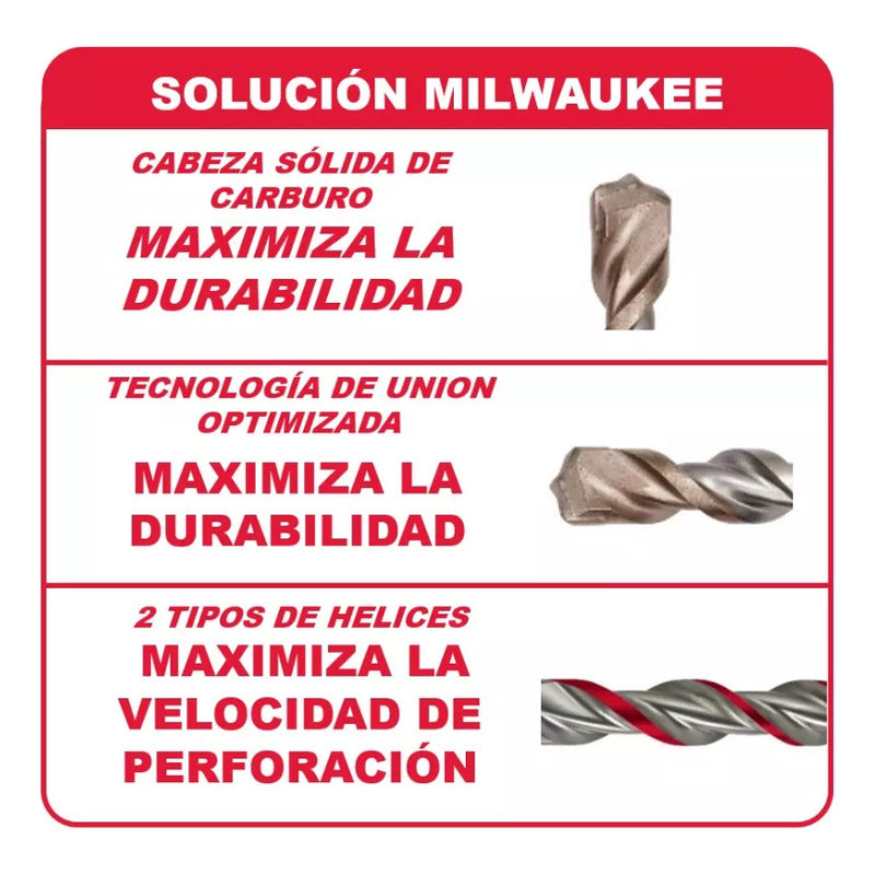 Broca Concreto Sds Plus 5/16x4x6 48-20-6041 Milwaukee