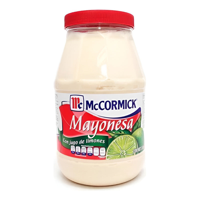 Mayonesa Mccormick Con Jugo De Limones 3.4 Kilos La Más Grande