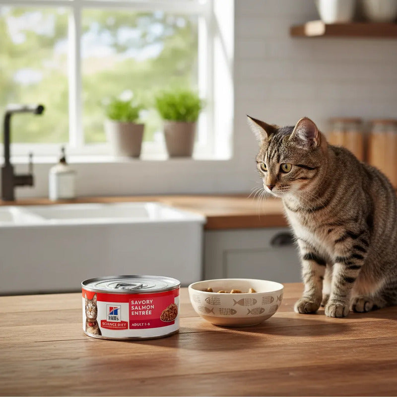 Alimento Húmedo Para Gato Adulto Receta Salmón, 156 G