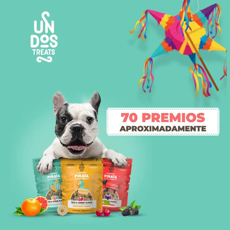 Galletas Para Perros Gourmet Bites Res Y Moras De 5.5 Oz