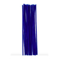 Limpia Pipas Chenille Natural Color Azul Rey De 30cm 72pz