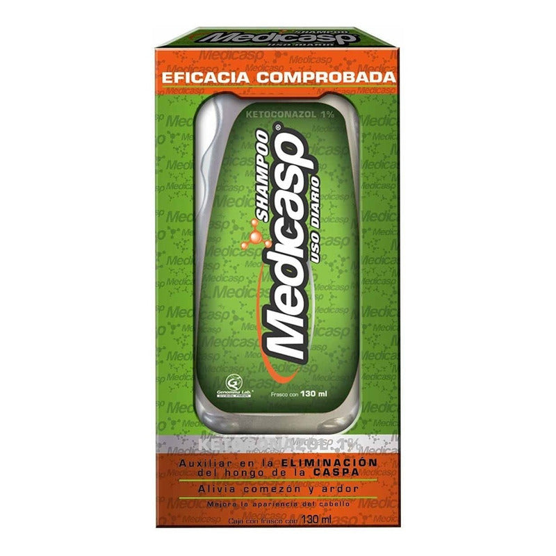 2 Pzas De Shampoo Medicasp 130 M