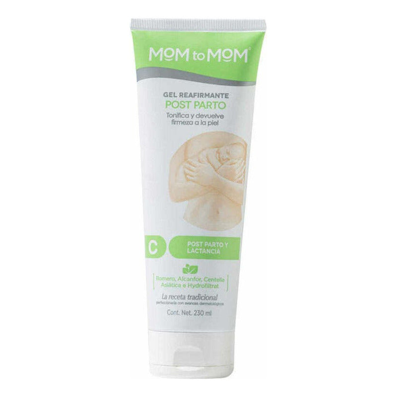 Mom To Mom Etapa C Gel Reafirmante Para Abdomen Mujer - 230ml - Con Romero Y Centella Asiática - Crema Reafirmante Corporal Para Flacidez Abdominal