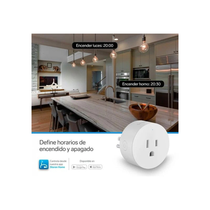 Contacto Wi-fi Steren Shome-100 Blanco