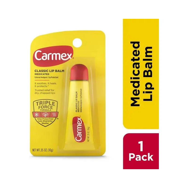 Carmex Bálsamo Labial Classic, Tubo 10 G, Original