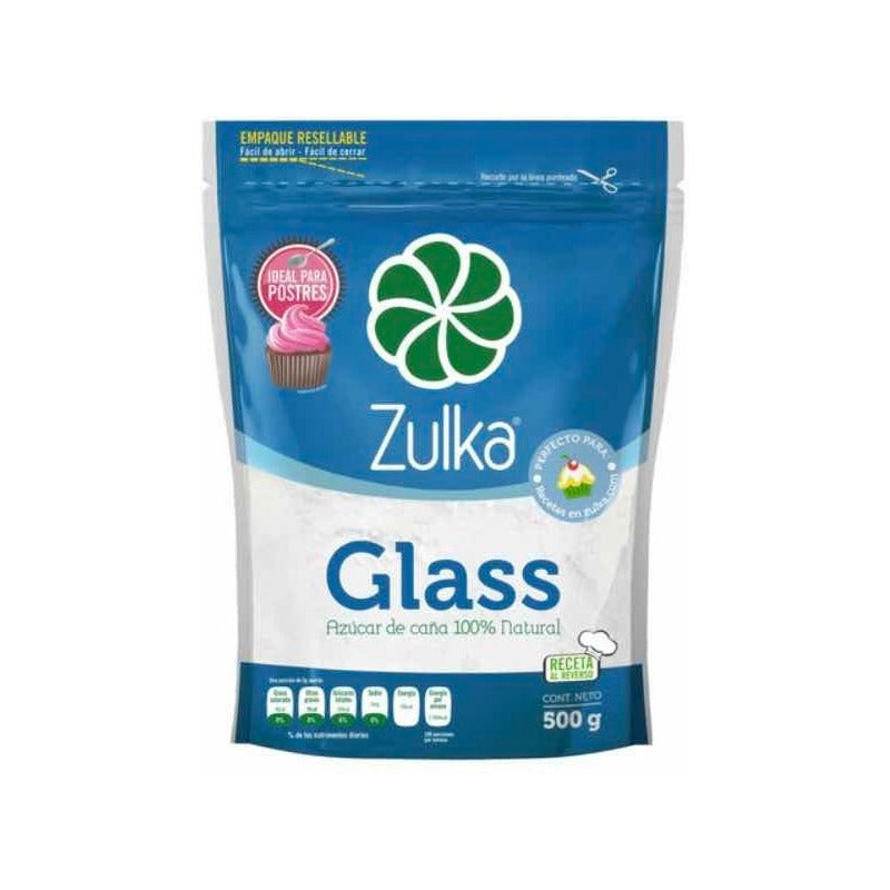 Azucar Glass Zulka De 500g C/u (10piezas)