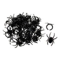Arañas De Plástico Color Negro De 2.5x3x4cm 50pz