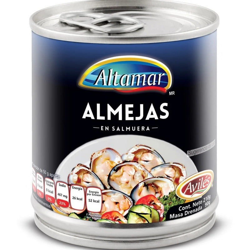 Almejas En Salmuera Altamar 200gr 3 Pack Ipg