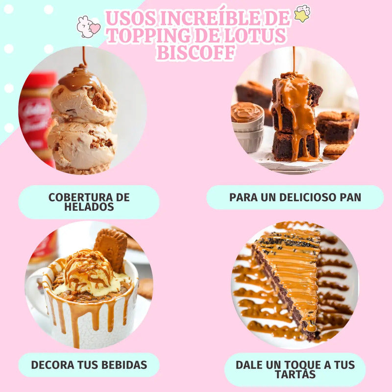 Topping Lotus Biscoff Galleta Caramelizada 1kg Vegano