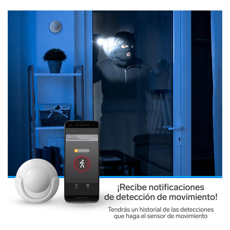 Steren Shome-141 Sensor De Movimiento (pir) Wi-fi Blanco