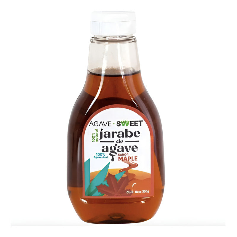 Jarabe De Agave Sabor Maple Agave Sweet 3 Piezas De 330gr