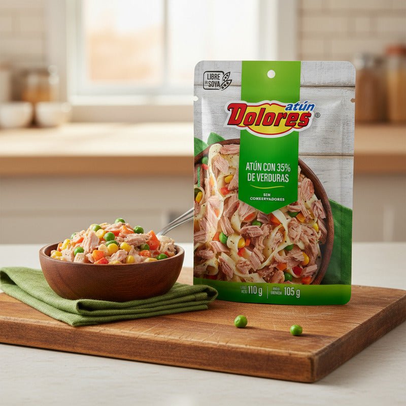 Atún Dolores Ensalada De Atún Con Verduras 12 Pzas De 110gr